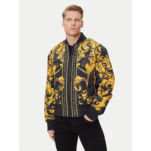 Versace Jeans Couture Kurtka bomber 79GASD07 CQ20D Czarny Regular Fit ze sklepu MODIVO w kategorii Kurtki męskie - zdjęcie 184797654