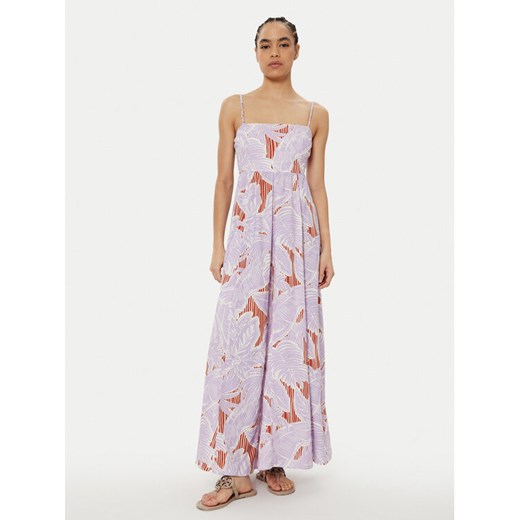 Maaji Sukienka letnia Wisteria Bloom Ela PT2708CLD001 Fioletowy Regular Fit ze sklepu MODIVO w kategorii Sukienki - zdjęcie 184797661