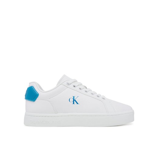 Calvin Klein Jeans Sneakersy Classic Cupsole Ru Patch Lth Wn YW0YW01845 Biały ze sklepu MODIVO w kategorii Buty sportowe damskie - zdjęcie 184797781