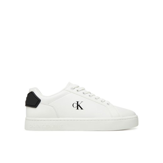 Sneakersy Calvin Klein Jeans Classic Cupsole Ru Patch Lth YM0YM01297 Biały ze sklepu eobuwie.pl w kategorii Buty sportowe męskie - zdjęcie 184799760
