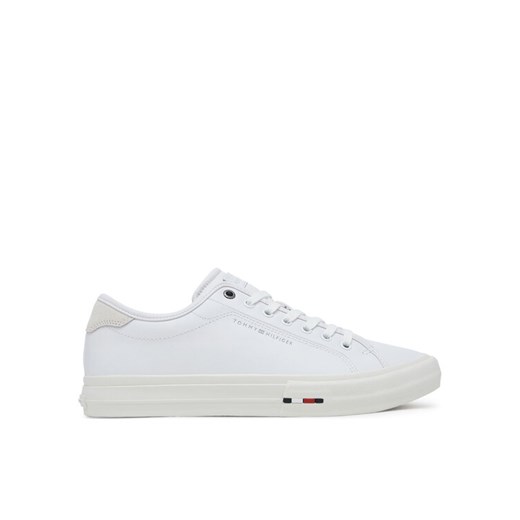 Tenisówki Tommy Hilfiger Th Hi Vulc Street Stitch FM0FM05645 Biały ze sklepu eobuwie.pl w kategorii Trampki męskie - zdjęcie 184799782