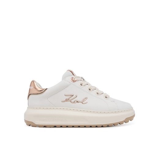 Sneakersy KARL LAGERFELD KL67518A Biały ze sklepu eobuwie.pl w kategorii Buty sportowe damskie - zdjęcie 184799802