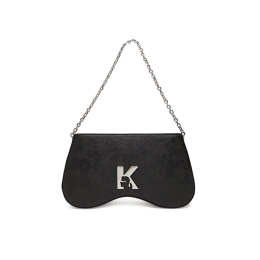 Torebka Karl Lagerfeld Jeans A3W30215 Czarny ze sklepu eobuwie.pl w kategorii Kopertówki - zdjęcie 184799810