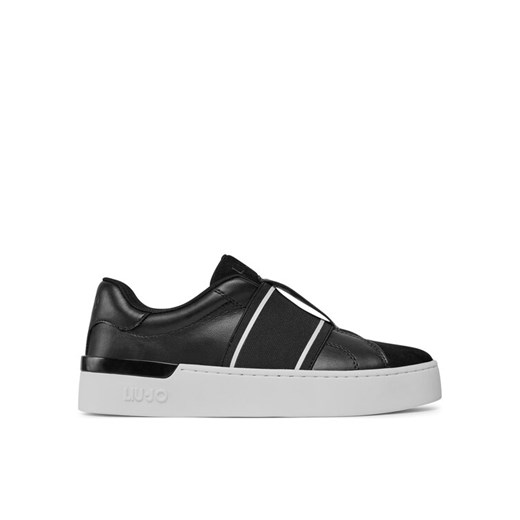 Sneakersy Liu Jo Silvia 100 BA4063 EX241 Czarny ze sklepu eobuwie.pl w kategorii Trampki damskie - zdjęcie 184799821