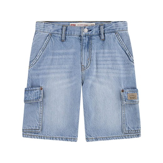 Levi&apos;s Kids Bojówki dżinsowe w kolorze błękitnym ze sklepu Limango Polska w kategorii Spodenki chłopięce - zdjęcie 184801462