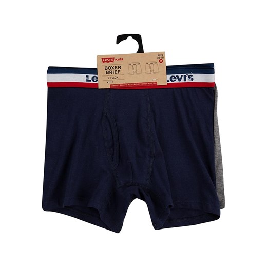 Levi's Kids Bokserki (2 pary) w kolorze granatowym i szarym 128-140 wyprzedaż Limango Polska