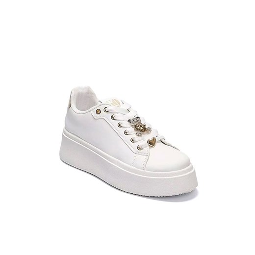 Foreverfolie Sneakersy w kolorze białym ze sklepu Limango Polska w kategorii Trampki damskie - zdjęcie 184801594