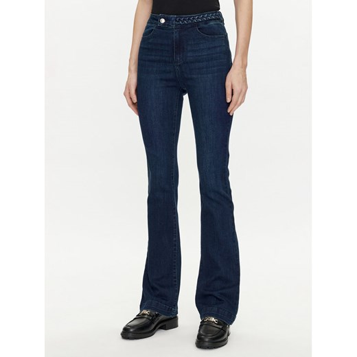 Morgan Jeansy 222-PKELY Granatowy Straight Fit ze sklepu MODIVO w kategorii Jeansy damskie - zdjęcie 184801842