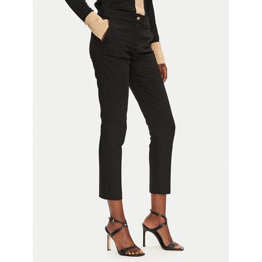 Morgan Chinosy 222-PLIME.F Czarny Slim Fit ze sklepu MODIVO w kategorii Spodnie damskie - zdjęcie 184801892