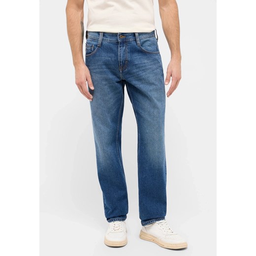 Męskie Spodnie Jeansowe MUSTANG Denver Straight Denim Blue 1016340 5000 682 ze sklepu YouNeedit.pl w kategorii Jeansy męskie - zdjęcie 184809580
