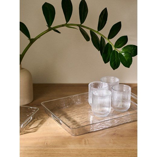 Sinsay - Taca do serwowania z uchwytami - srebrny Sinsay One Size Sinsay