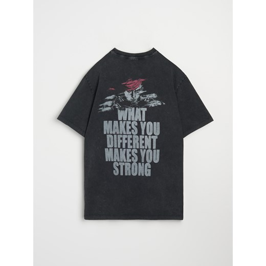 Sinsay - Koszulka z nadrukiem na plecach League of Legends - czarny Sinsay 2XL Sinsay