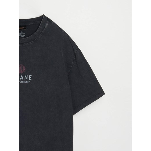 Sinsay - Koszulka z nadrukiem na plecach League of Legends - czarny Sinsay L Sinsay