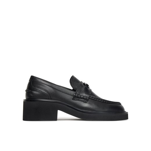 Loafersy Tommy Jeans Tjw Chunky Loafer EN0EN02789 Czarny ze sklepu eobuwie.pl w kategorii Lordsy damskie - zdjęcie 184810331