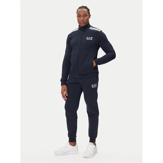 EA7 Emporio Armani Dres 7M000966 AF10377 UB102 Granatowy Slim Fit ze sklepu MODIVO w kategorii Dresy męskie - zdjęcie 184810990