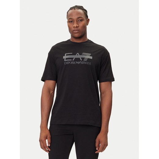 EA7 Emporio Armani T-Shirt 7M001129 AF10375 UC001 Czarny Modern Fit ze sklepu MODIVO w kategorii T-shirty męskie - zdjęcie 184810994