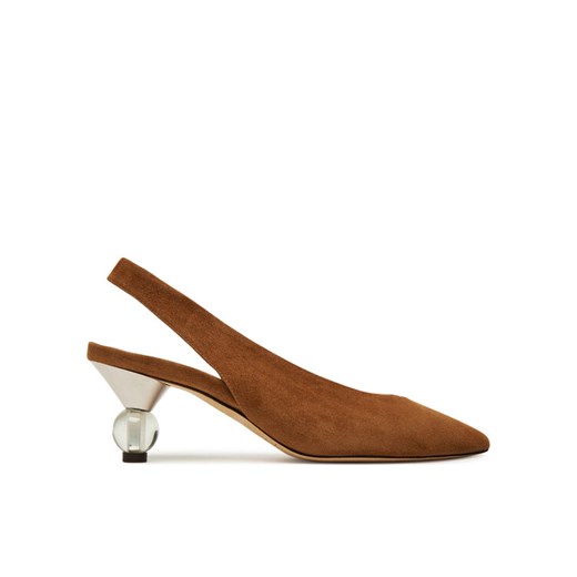 Weekend Max Mara Sandały Orma 2525526094600 Brązowy ze sklepu MODIVO w kategorii Czółenka - zdjęcie 184811004
