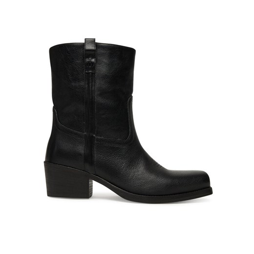 Weekend Max Mara Botki Ranch 2525796034600 Czarny ze sklepu MODIVO w kategorii Botki - zdjęcie 184811013