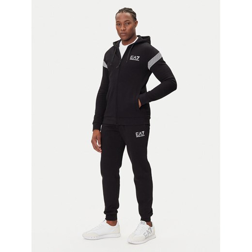 EA7 Emporio Armani Dres 7M000967 AF10377 UC001 Czarny Slim Fit ze sklepu MODIVO w kategorii Dresy męskie - zdjęcie 184811023