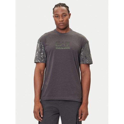 EA7 Emporio Armani T-Shirt 7M001130 AF16548 U8117 Szary Regular Fit ze sklepu MODIVO w kategorii T-shirty męskie - zdjęcie 184811771