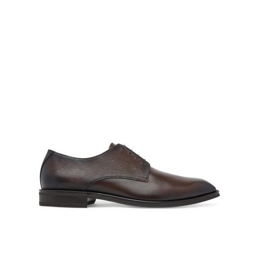 BOSS Półbuty Derrek 50547055 Brązowy ze sklepu MODIVO w kategorii Buty eleganckie męskie - zdjęcie 184811803