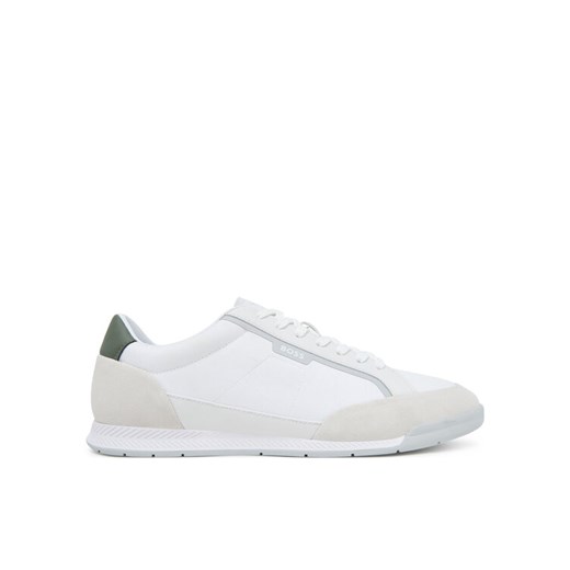 Sneakersy BOSS Nitan 50548864 Biały ze sklepu eobuwie.pl w kategorii Buty sportowe męskie - zdjęcie 184812360