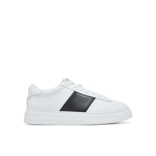 Sneakersy Emporio Armani EM003701 AF18017 MZ309 Biały ze sklepu eobuwie.pl w kategorii Buty sportowe męskie - zdjęcie 184812403