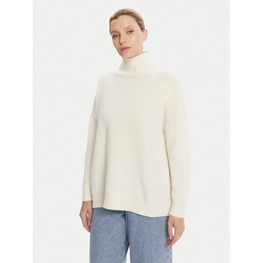 Weekend Max Mara Golf Borgia 2525366112 Écru Relaxed Fit ze sklepu MODIVO w kategorii Swetry damskie - zdjęcie 184812913