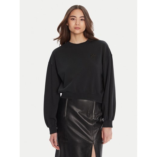 PINKO Bluza Maliardo 105510 A2RB Czarny Regular Fit ze sklepu MODIVO w kategorii Bluzy damskie - zdjęcie 184812932