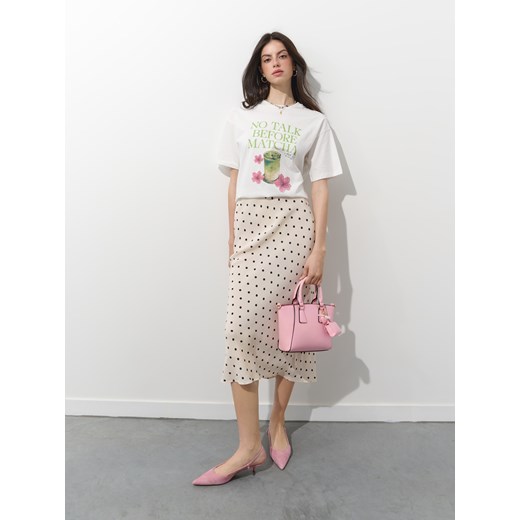 Mohito - T-shirt z nadrukiem - biały Mohito XS Mohito