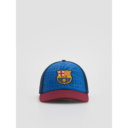 Reserved - Czapka FC Barcelona - granatowy ze sklepu Reserved w kategorii Czapki dziecięce - zdjęcie 184814280