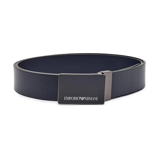 Emporio Armani Skórzany pasek ze sklepu Gomez Fashion Store w kategorii Paski męskie - zdjęcie 184816894