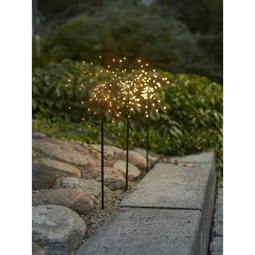 STAR Trading Lampy ogrodowe LED (3 szt.) w kolorze czarnym - 65 x 200 cm Star Trading onesize okazja Limango Polska