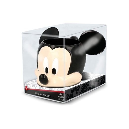Disney Mickey Mouse Filiżanka 3D w kolorze czarno-kremowym - 355 ml ze sklepu Limango Polska w kategorii Dzbanki i zaparzacze - zdjęcie 184817643