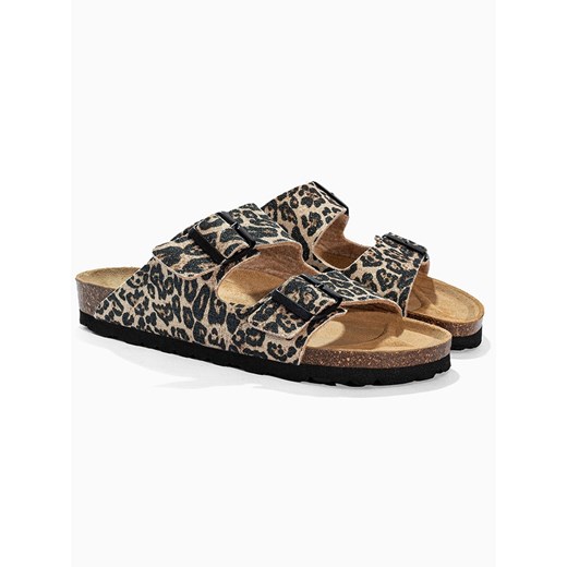 BACKSUN Klapki &quot;Bali&quot; w kolorze brązowym ze sklepu Limango Polska w kategorii Klapki damskie - zdjęcie 184817900