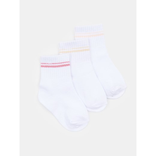 Sinsay - Skarpetki basic 3 pack - wielobarwny Sinsay 0/14 Sinsay