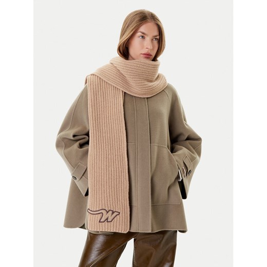 Szalik Weekend Max Mara Bardies 2525746035 Brązowy ze sklepu eobuwie.pl w kategorii Szaliki i chusty damskie - zdjęcie 184819843