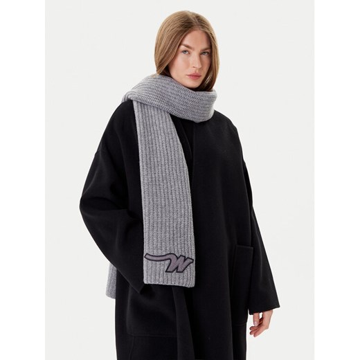 Szalik Weekend Max Mara Bardies 2525746035 Szary ze sklepu eobuwie.pl w kategorii Szaliki i chusty damskie - zdjęcie 184819862