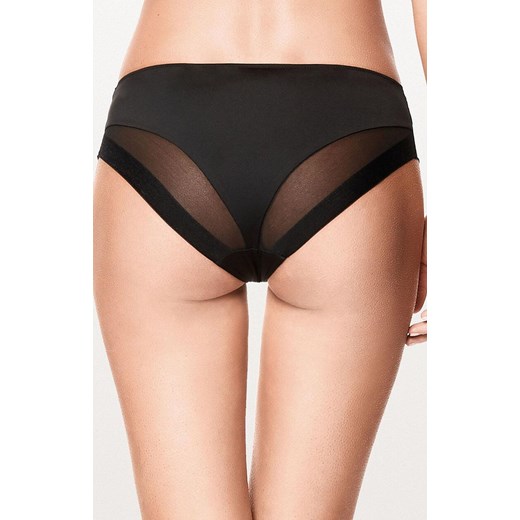 Figi damskie klasyczne czarne z miękkiej mikrofibry 0185 Slip Extra, Kolor czarny, Rozmiar S, Lormar ze sklepu Primodo w kategorii Majtki damskie - zdjęcie 184820650