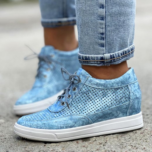 Sneakersy, botki damskie M.Daszyński Sa143-1bl ze sklepu suzana.pl w kategorii Buty sportowe damskie - zdjęcie 184832894