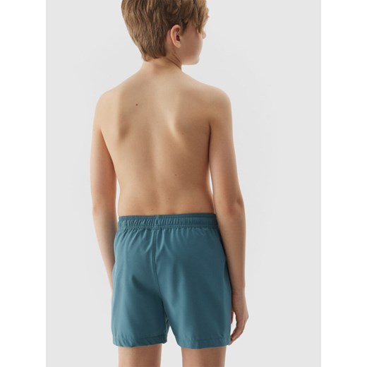 Chłopięce spodenki plażowe 4F 4FJRMM00UBDSM110 - niebieskie ze sklepu Sportstylestory.com w kategorii Spodenki chłopięce - zdjęcie 184839573