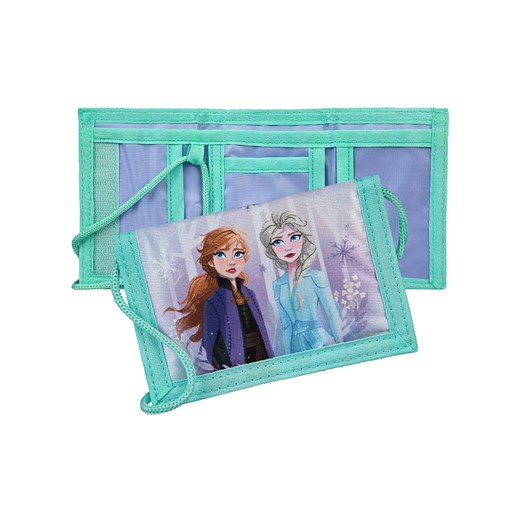 Disney Frozen Portfel &quot;Kraina Lodu&quot; w kolorze turkusowo-fioletowym - 9,5 x 13,5 x 12,5 cm ze sklepu Limango Polska w kategorii Akcesoria dziecięce - zdjęcie 184839880
