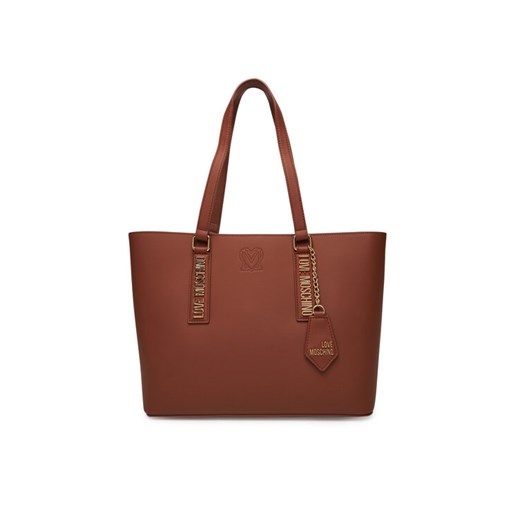Torebka LOVE MOSCHINO JC4292PP1NL1531A Brązowy ze sklepu eobuwie.pl w kategorii Torebki damskie - zdjęcie 184840142