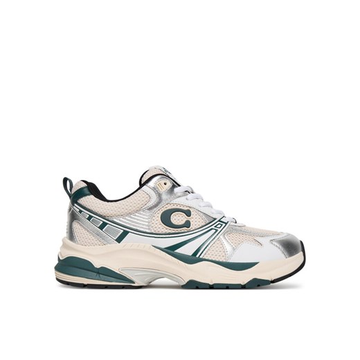 Sneakersy Coach Mesh CAQ29 Écru ze sklepu eobuwie.pl w kategorii Buty sportowe damskie - zdjęcie 184840182