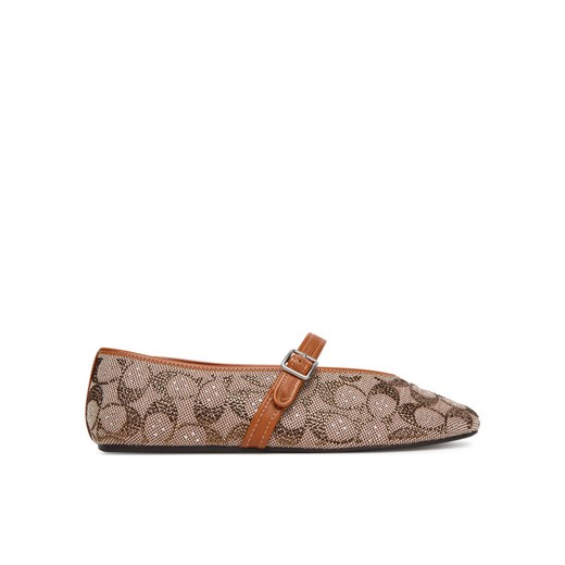 Coach Baleriny Mary Jane CBP01 Brązowy ze sklepu MODIVO w kategorii Balerinki - zdjęcie 184840753