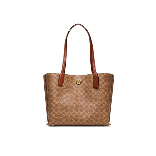 Coach Torebka C0693 Brązowy ze sklepu MODIVO w kategorii Torby Shopper bag - zdjęcie 184840800