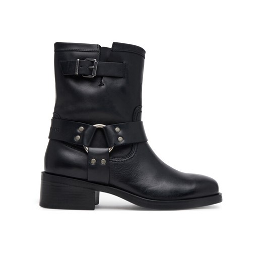 Tommy Jeans Botki Tjw Biker EN0EN02811 Czarny ze sklepu MODIVO w kategorii Botki - zdjęcie 184840813