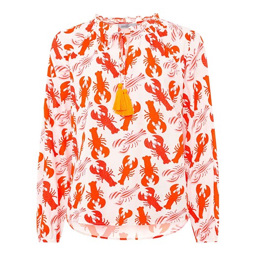 Zwillingsherz Bluzka &quot;Lobster Mix&quot; w kolorze biało-czerwonym ze sklepu Limango Polska w kategorii Bluzki damskie - zdjęcie 184841910