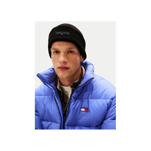 Tommy Jeans Czapka Tjm Linear Beanie AM0AM13666 Czarny Tommy Jeans OS MODIVO