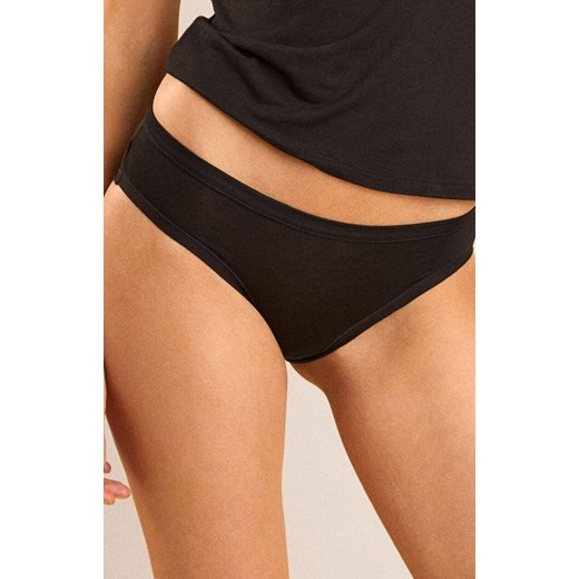 Figi damskie klasyczne z modalu czarne Today 6005, Kolor czarny, Rozmiar S, Sielei ze sklepu Primodo w kategorii Majtki damskie - zdjęcie 184843331